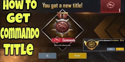 PUBG Mobile commando title